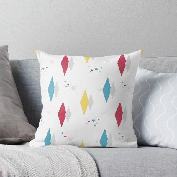 Item preview, Splendette Mid Century Diamonds Primary White designed and sold by Splendette.