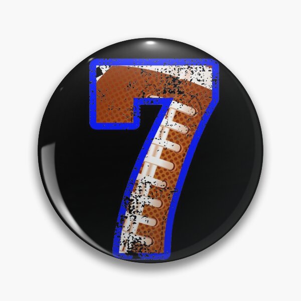 Artikelvorschau, American Football Spieler Nummer sieben entworfen und verkauft von autlu.