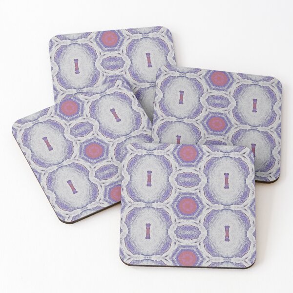 Item preview, White, Pink, and Purple Contemporary Snowflake design  designed and sold by Zen  Goat.