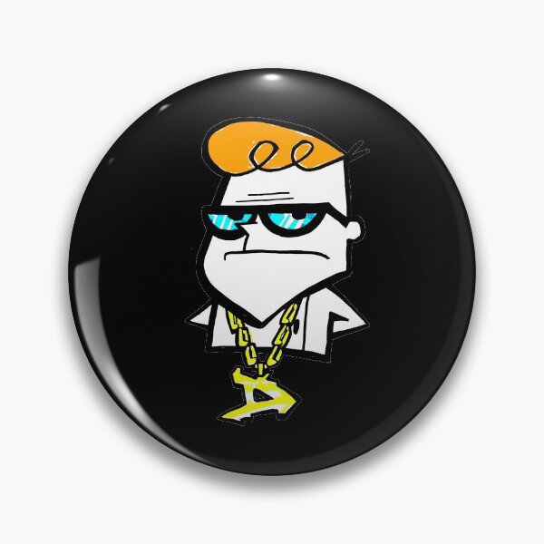 Item preview, Dexter from Dexter's Laboratory™ wearing a hip hop Gold Chain designed and sold by sketchNkustom.