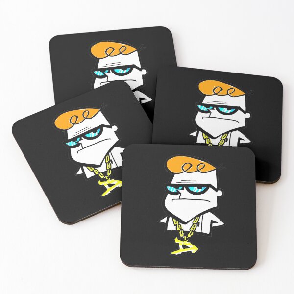 Item preview, Dexter from Dexter's Laboratory™ wearing a hip hop Gold Chain designed and sold by sketchNkustom.