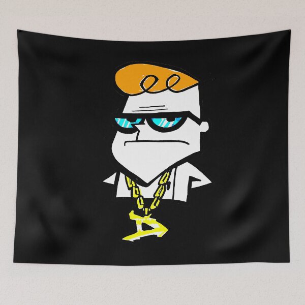 Item preview, Dexter from Dexter's Laboratory™ wearing a hip hop Gold Chain designed and sold by sketchNkustom.