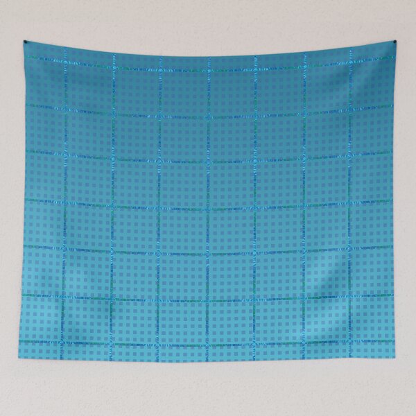 Item preview, Glama Checks (Blues) designed and sold by StudioBoomBoom.