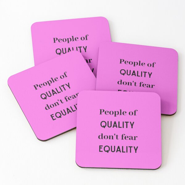 Item preview, People of Quality Don't Fear Equality designed and sold by Zoranzi.