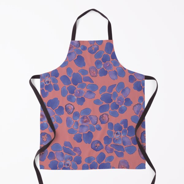 Item preview, blue flowers pattern designed and sold by rysunki-malunki.