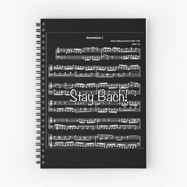 Item preview, Stay Bach (White on Black) designed and sold by LiciaMarie.