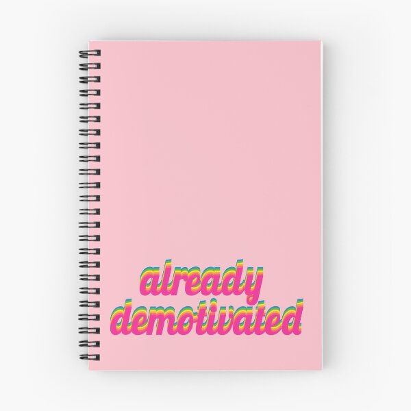 Item preview, Already demotivated - satire - pastel rainbow colors - tribute to... designed and sold by greatnorris.