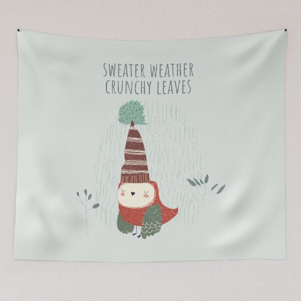 Item preview, Sweater weather crunchy leaves designed and sold by PlusAdore.