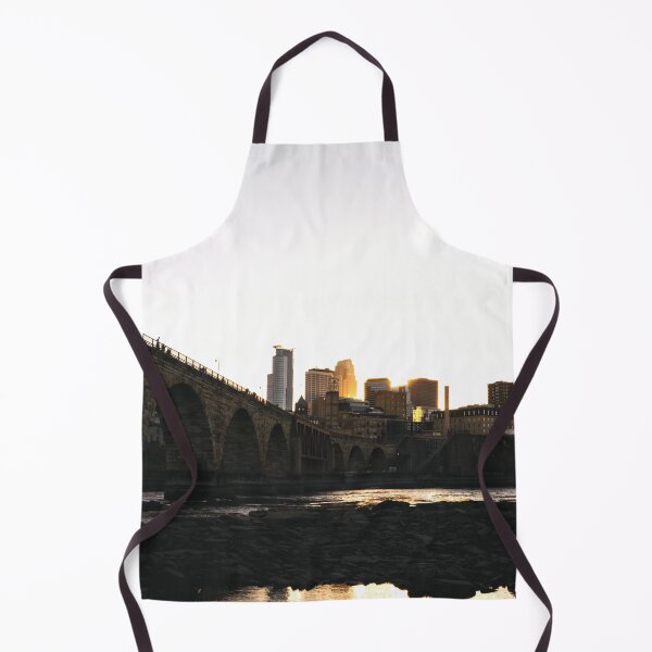 Item preview, Minneapolis Minnesota Skyline Sunset Under The Stone Arch Bridge designed and sold by anthonylonder.