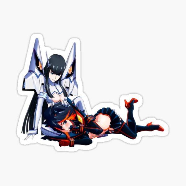 Ryuko Matoi And Satsuki Ecchi Kawaii Kill La Kill Sticker By