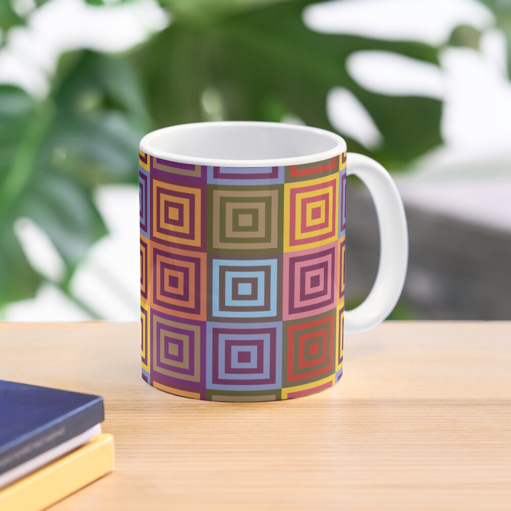 Playfull squares Mug