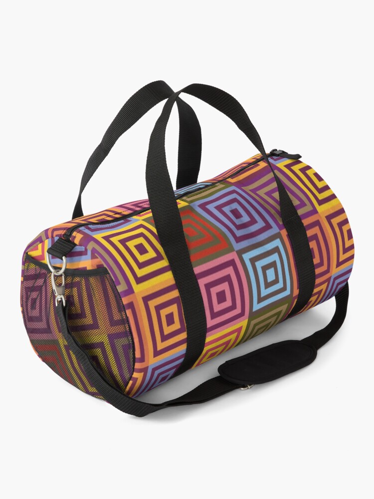 Alternate view of Playfull squares Duffle Bag