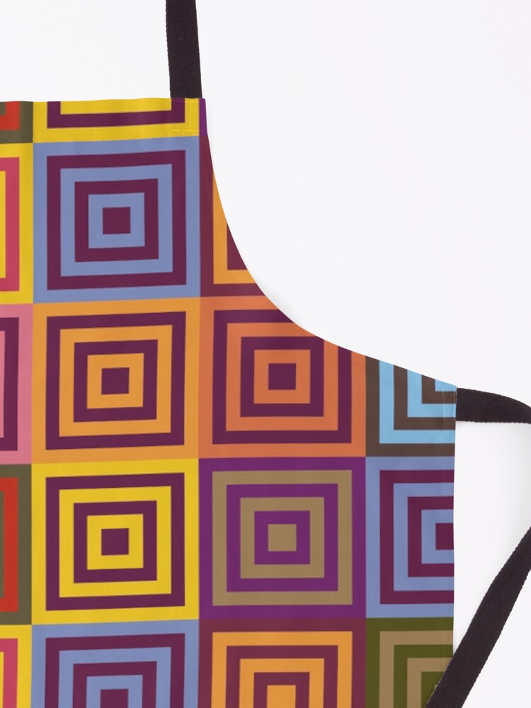 Thumbnail 3 of 6, Apron, Playfull squares designed and sold by Art-Foto .be.