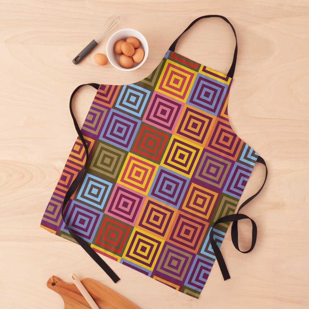 Playfull squares Apron