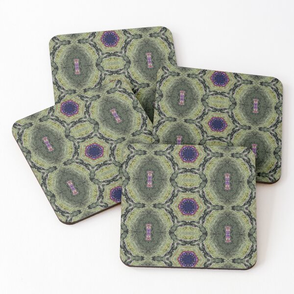 Item preview, Purple and Reptile Green Contemporary Snowflake design  designed and sold by Zen  Goat.
