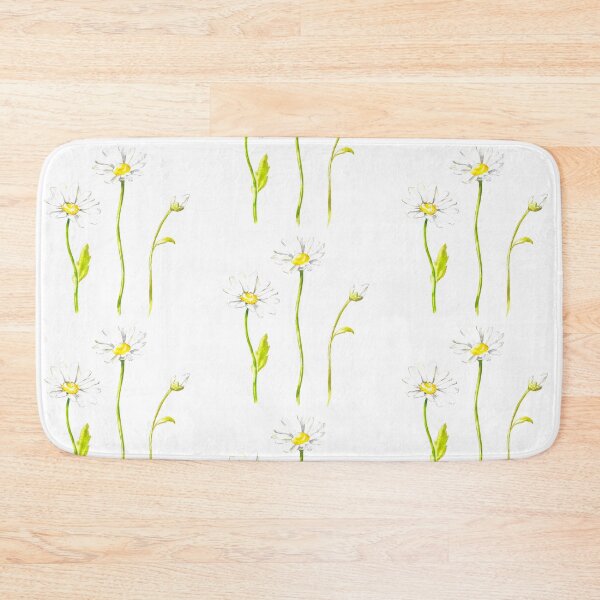 Item preview, Watercolor camomile sticker set - hand-painted watercolor flowers designed and sold by sentimentalica.