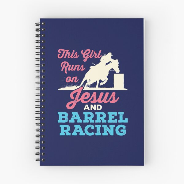 Item preview, This Girl Runs on Jesus and Barrel Racing designed and sold by jaygo.