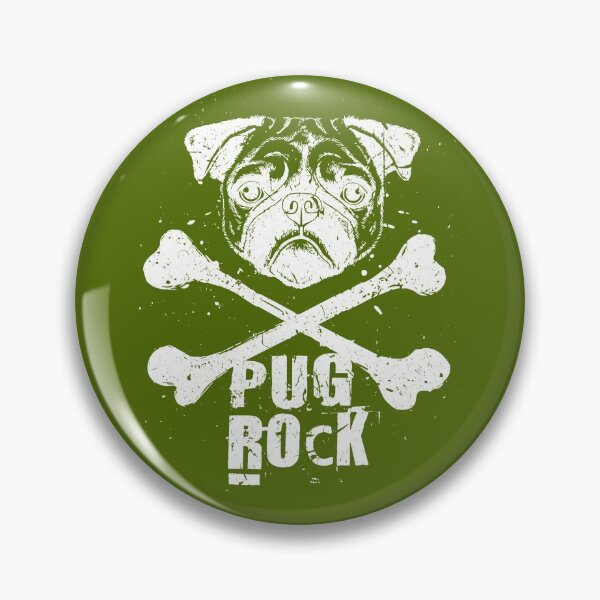 Item preview, Pug Rock - Funny Dog Lover Gift Ideas designed and sold by Sugar-Magnolia.