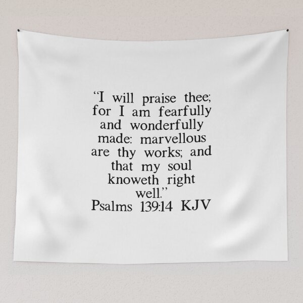 Item preview, Psalms 139:14 KJV designed and sold by IBMClothing.