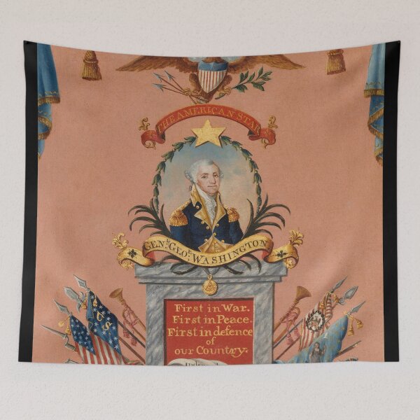 Aperçu de l'œuvre L'étoile américaine (George Washington) créée et vendue par Tizeru.