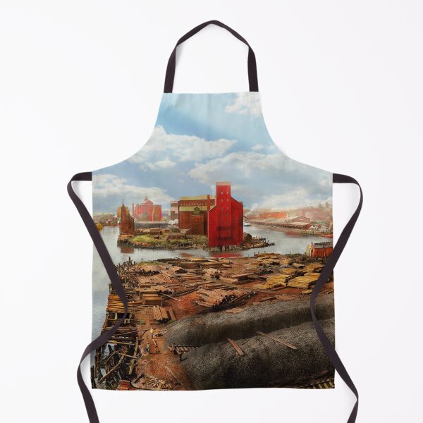 Item preview, City - Buffalo NY - Creeks and Elevators 1900 designed and sold by Mike Savad Photography.