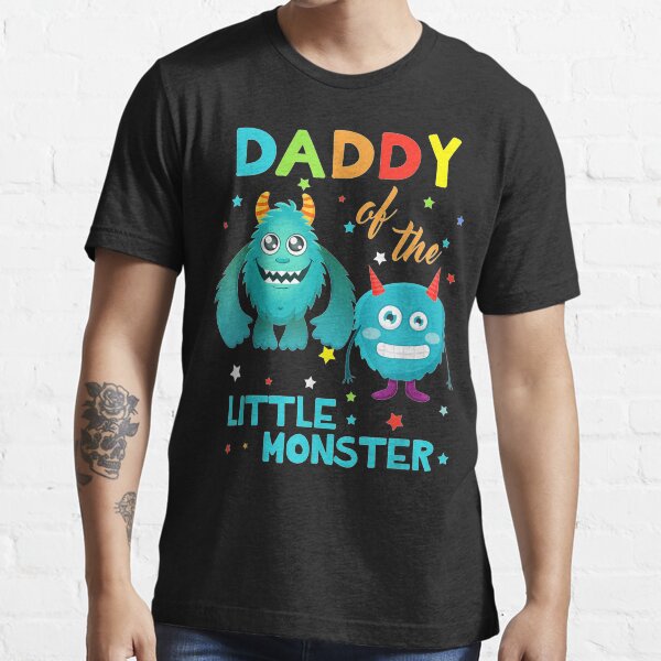 Daddy Of The Little Monster Birthday Family Monster Essential T-Shirt