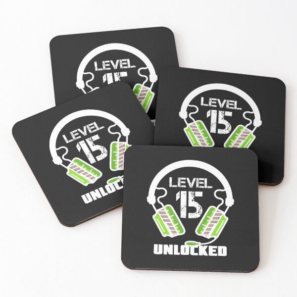 Item preview, Level 15 Unlocked Video Gamer Headset  designed and sold by Maka4.