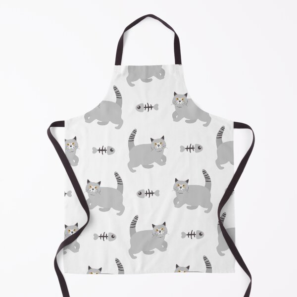 Item preview, British Shorthair Cat and Fish Bone designed and sold by lulululupaint.