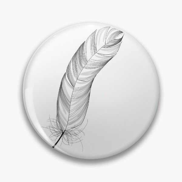 Item preview, Black and White Feather designed and sold by MamaODea.