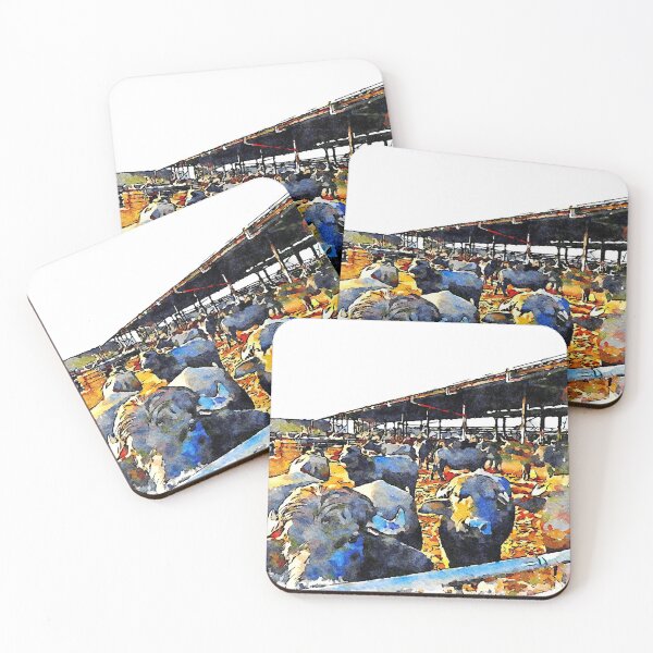 Item preview, Buffaloes in the stall designed and sold by Giuseppe Cocco.