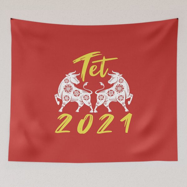 Item preview, Vietnamese New Year Tet 2021 Year of the Buffalo  designed and sold by jaygo.