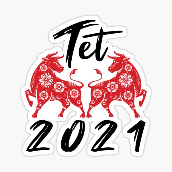 Item preview, Vietnamese New Year Tet 2021 Year of the Buffalo  designed and sold by jaygo.
