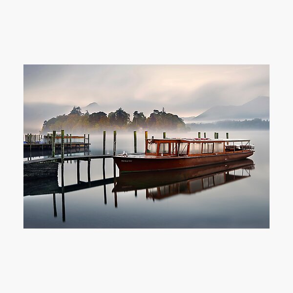 Item preview, Autumnal Mist at Derwentwater English Lake District designed and sold by Martin Lawrence.