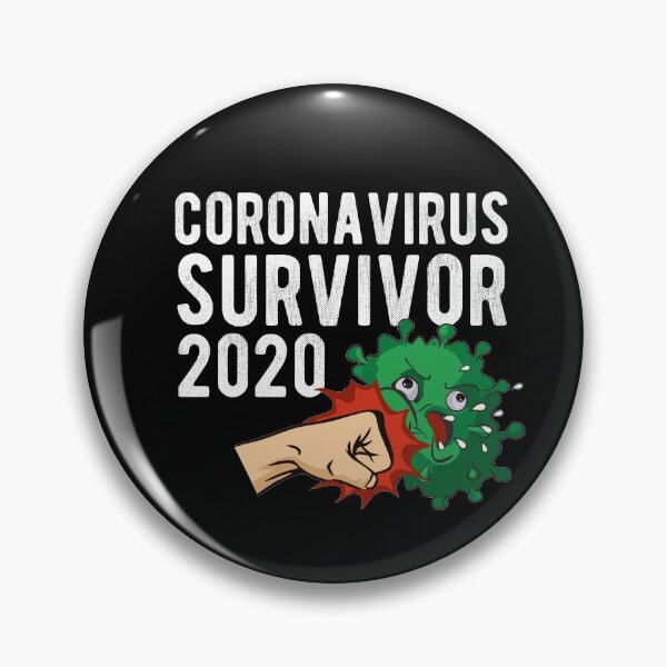 Item preview, Coronavirus Survivor 2020 poster with Covid-19 virus gem gets slapped designed and sold by Blackmode.