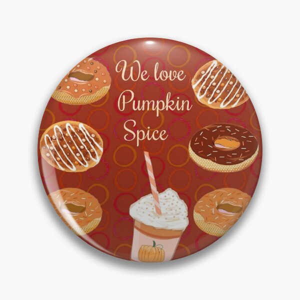 Item preview, Pumpkin spice latte and pumpkin spice doughnuts designed and sold by MagentaRose.