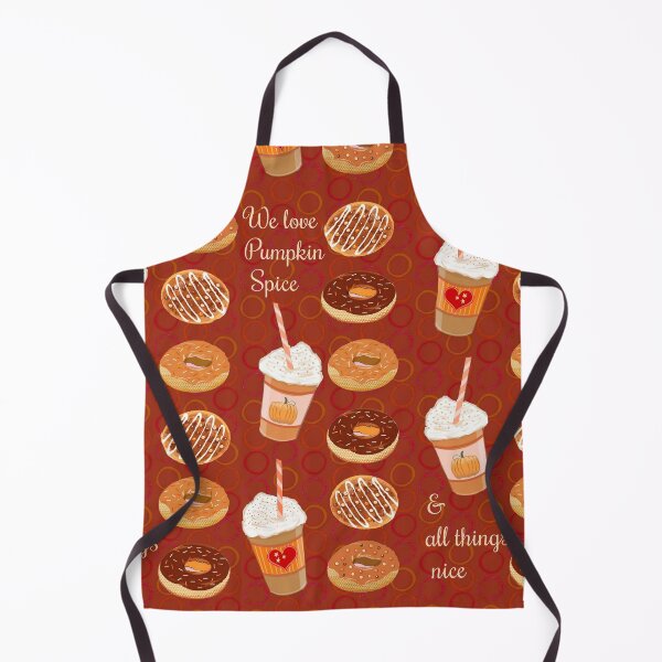 Item preview, Pumpkin spice latte and pumpkin spice doughnuts designed and sold by MagentaRose.