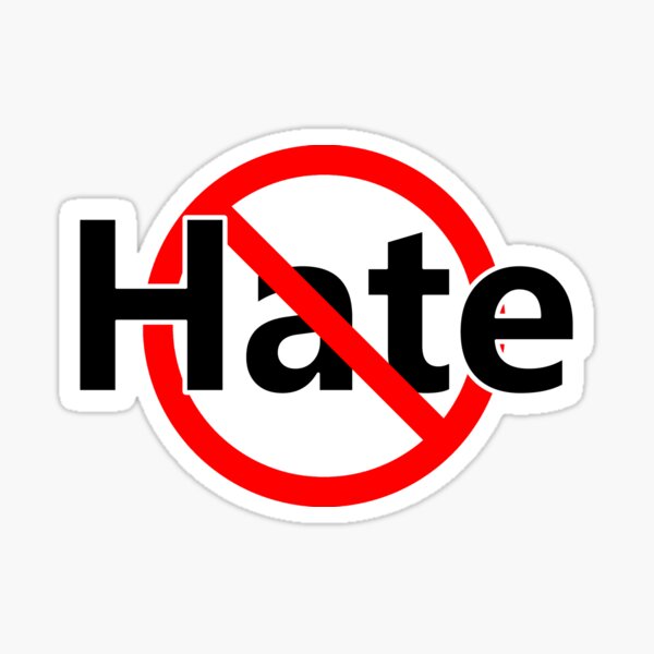Item preview, No Hate - Love designed and sold by notstuff.
