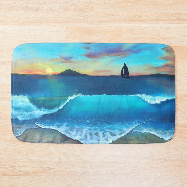 Item preview, North Side Sunrise Seascape Mural designed and sold by artonanisland.