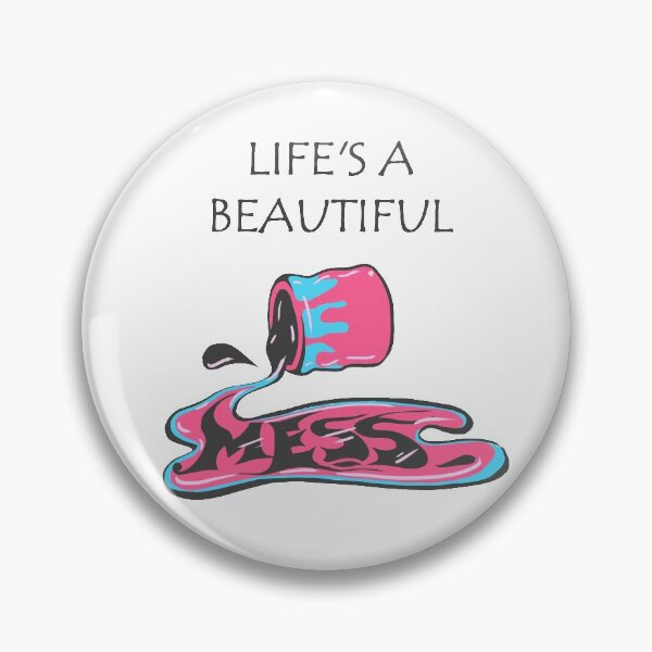 Item preview, Spilled paint - LIfe is messy but sure is beautiful designed and sold by theinkypensieve.