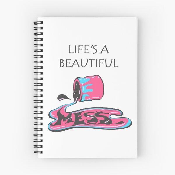 Item preview, Spilled paint - LIfe is messy but sure is beautiful designed and sold by theinkypensieve.
