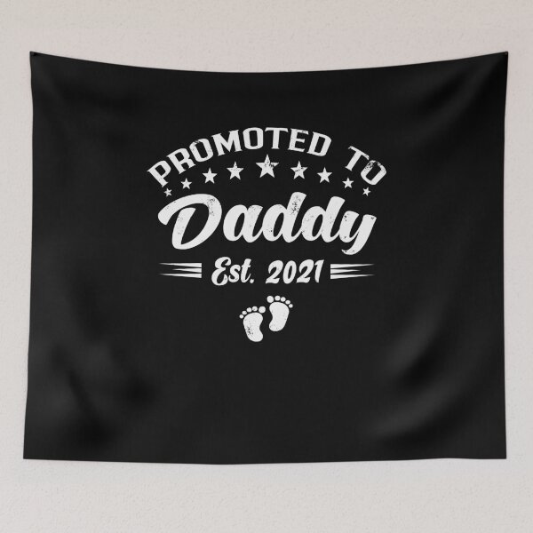 Item preview, Promoted To Daddy Est 2021 Cute Baby Announcement Newly Father designed and sold by Md. Manjur Ahamed.
