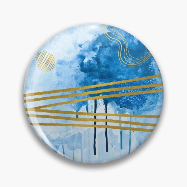 Artikelvorschau, Blaue Farbe mit goldenen Details entworfen und verkauft von alishen.