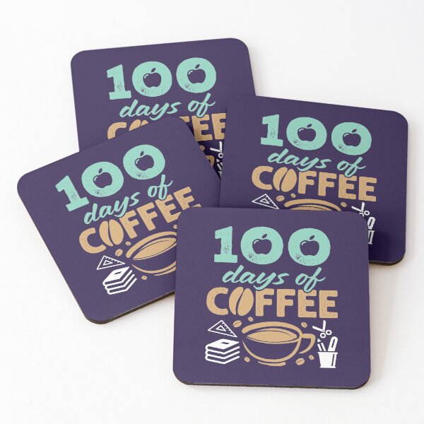 Item preview, 100 Days of Coffee 100 Day of School Teacher Teaching Team Squad designed and sold by jaygo.