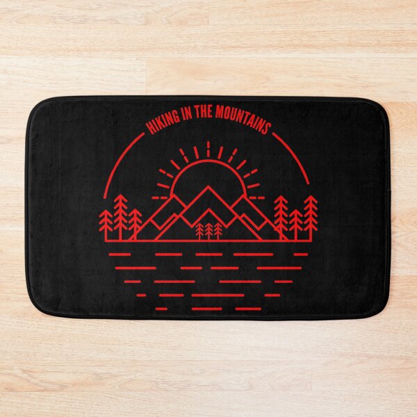 Item preview, Hiking In The Mountains Red designed and sold by DarkHumorstore.