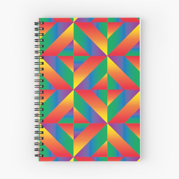 Item preview, Rainbow Diamonds and Bands Prismatic Seamless Pattern Gradients designed and sold by Reconocer.
