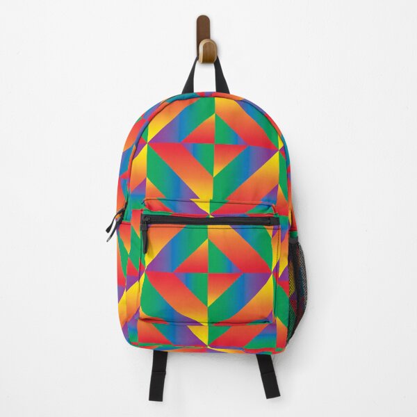Item preview, Rainbow Diamonds and Bands Prismatic Seamless Pattern Gradients designed and sold by Reconocer.