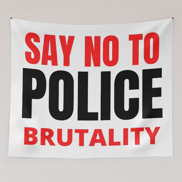 Item preview, SAY NO TO POLICE BRUTALITY designed and sold by MoMasry.