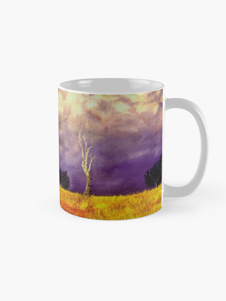 Alternate view of Gum Tree After The Storm - Oil on canvas original artwork Mug