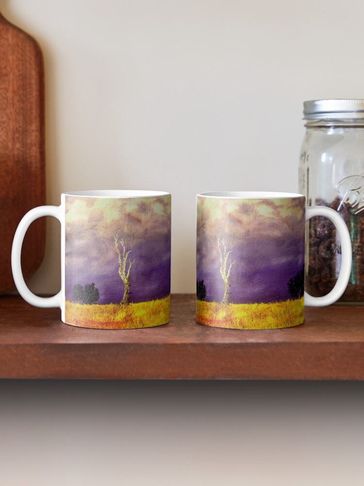 Alternate view of Gum Tree After The Storm - Oil on canvas original artwork Mug