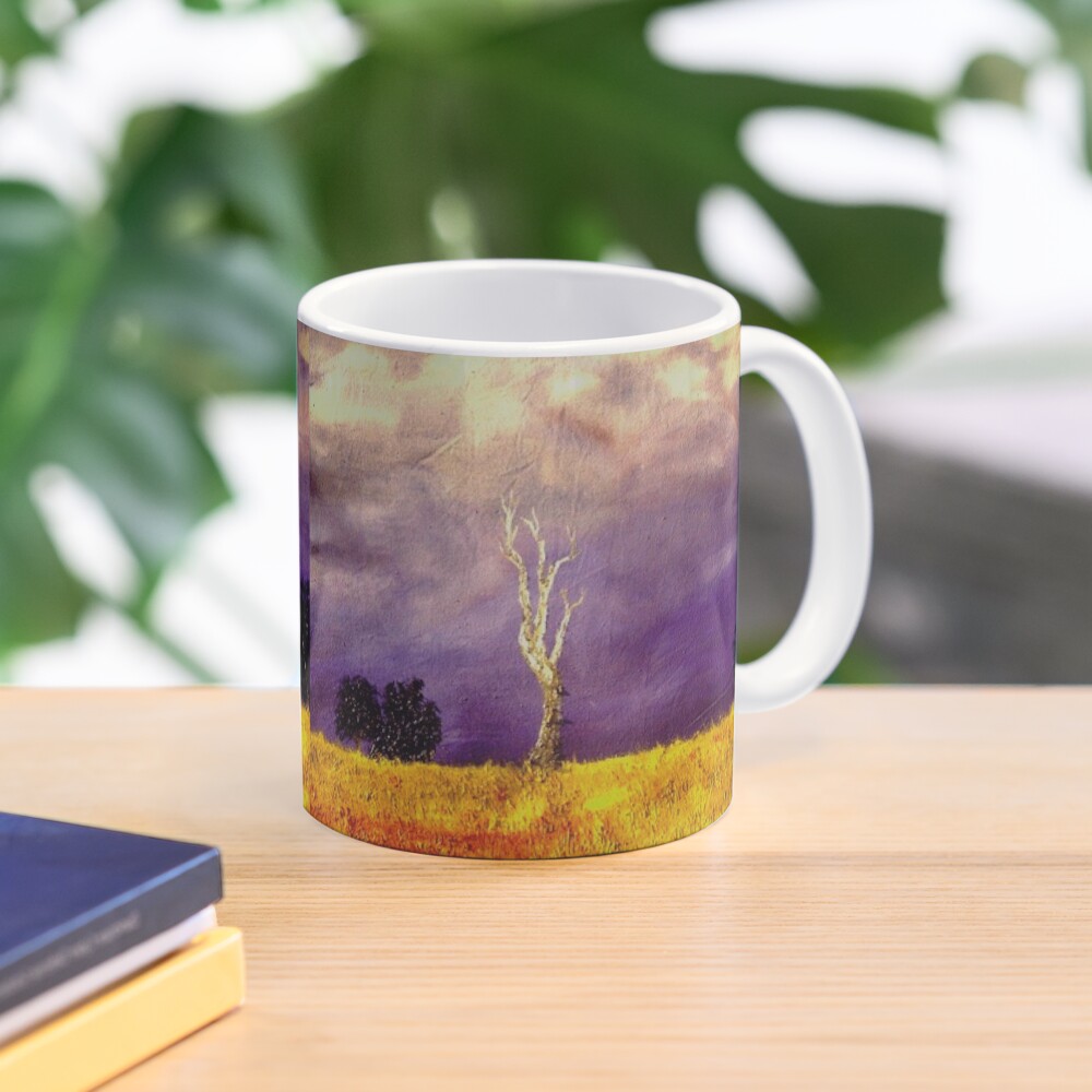 Gum Tree After The Storm - Oil on canvas original artwork Mug